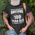 100 Geburtstag Tolles Geschenk Für Ihre 100 Jahre Alte Oma T-Shirt Geschenke für alte Männer