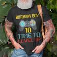 10Th Birthday Boy Shirt Video Game Gamer Boys Kids Gift Unisex T-Shirt Gifts for Old Men