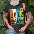 11 Limitierte Auflage Hergestellt Im Februar 2012 11 T-Shirt Geschenke für alte Männer