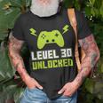 1989 30 Geburtstag Geschenk Level 30 Complete Gamer T-Shirt Geschenke für alte Männer