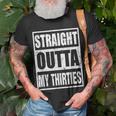 1993 Straight Outta My Thirties 30Th Birthday Gifts 30 Years Unisex T-Shirt Gifts for Old Men