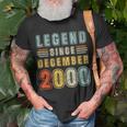 2 Jahre Alte Legende Seit 2 Geburtstag Im Dezember 2020 T-Shirt Geschenke für alte Männer