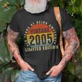 2005 Limitierte Auflage 18 Jahre Awesome T-Shirt zum 18. Geburtstag Geschenke für alte Männer