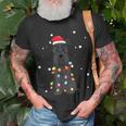 Giant Schnauzer Christmas Mom Dad Dog Gift  Men Women T-shirt Graphic Print Casual Unisex Tee