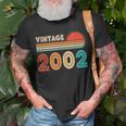 21 Year Old Vintage 2002 Limited Edition 21St Birthday Retro T-Shirt Gifts for Old Men