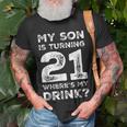 21St Birthday For Dad Mom 21 Year Old Son Gift Family Squad Unisex T-Shirt Gifts for Old Men