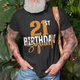 21St Birthday Squad Family Matching Group Unisex T-Shirt Gifts for Old Men