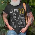 30. Geburtstag Herrn T-Shirt, Lustiges Ich Bin 30 Design Geschenke für alte Männer