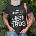30 Geburtstag 30 Jahre Alt Legendär Seit März 1993 T-Shirt Geschenke für alte Männer