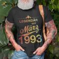 30 Geburtstag 30 Jahre Alt Legendär Seit März 1993 V2 T-Shirt Geschenke für alte Männer