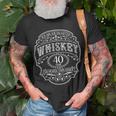40 Jahre 40 Geburtstag Ich Bin Wie Guter Whisky Whiskey T-Shirt Geschenke für alte Männer