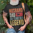 Mens 50Th Birthday Dad Husband Legend Vintage 50 Years Old T-Shirt Gifts for Old Men