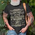 59Th Birthday The Man Myth Legend June 1963 Unisex T-Shirt Gifts for Old Men
