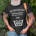 60 Geburtstag 60 Jahre Schonend Behandeln Geschenk Zum 60Er T-Shirt Geschenke für alte Männer