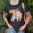 7Th Birthday Unicorn Shirt Gift For Girls Age 7 Tie Dye Tee Unisex T-Shirt Gifts for Old Men