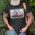 80S Paint Splash Cassette Tape Vintage Mix Tape Unisex T-Shirt Gifts for Old Men
