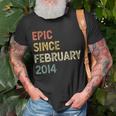 9 Years Old Boys Girls Epic Since February 2014 Unisex T-Shirt Gifts for Old Men
