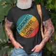 Agronom Superheld Legende Retro-Stil T-Shirt, Agrar-Fan Vintage Look Geschenke für alte Männer