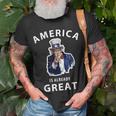 America Is Already Great Uncle Sam Unisex T-Shirt Gifts for Old Men