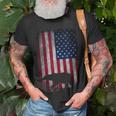 American Bear Hunter Patriotic For Dad Fathers Day Gift For Mens Unisex T-Shirt Gifts for Old Men