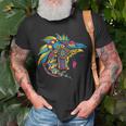 Ancient Ethnic Cheetah Aztec Art People Civilization T-shirt Gifts for Old Men
