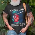 Anime Dad Cute Anime Guy Manga Art Lover Unisex T-Shirt Gifts for Old Men
