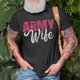 Army Wife Military Soldier Veterans Day Vintage Gift For Womens Unisex T-Shirt Gifts for Old Men
