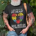 Autism Awareness Dad Mom Daughter Autistic Kids Awareness Unisex T-Shirt Gifts for Old Men