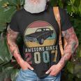 Awesome Since 2007 16 Years Old 16Th Birthday For Car Lover Unisex T-Shirt Gifts for Old Men
