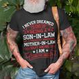 Awesome Son-In-Law I Never Dreamed Being A Son-In-Law T-shirt Gifts for Old Men
