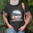 B-17 Flying Fortress Zweiter Weltkrieg T-Shirt Geschenke für alte Männer