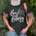 Bad & Boozy Party Drinking Bachelorette Party Matching Funny Gift For Womens Unisex T-Shirt Gifts for Old Men