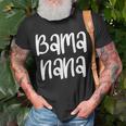 Bama Nana Family Matching Football Sports Alabama Grandma Unisex T-Shirt Gifts for Old Men
