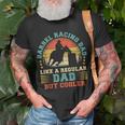 Mens Barrel Racing Lover Vintage Barrel Racing Dad Fathers Day T-Shirt Gifts for Old Men