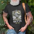 Batts Name - In Case Of Emergency My Blood Unisex T-Shirt Gifts for Old Men