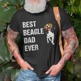 Beagle Best Beagle Dad Ever Unisex T-Shirt Gifts for Old Men
