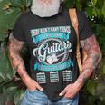 Being A Dad Guitarist Unisex T-Shirt Gifts for Old Men