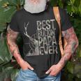 Best Buckin Papa Ever Funny Deer Hunter Cool Hunting Papa Unisex T-Shirt Gifts for Old Men