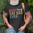 Best Cat Dad Ever Gift For Cat Daddy Unisex T-Shirt Gifts for Old Men
