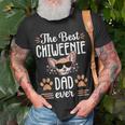Best Chiweenie Dad Cute Dog Puppy Owner Love Lover Gift Men Unisex T-Shirt Gifts for Old Men