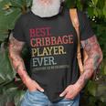 Best Cribbage Player Ever Prepare To Be Skunked Vintage Unisex T-Shirt Gifts for Old Men