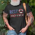 Best Dad Ever Patriotic Stars And Stripes Gift For Mens Unisex T-Shirt Gifts for Old Men