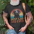 Best Lab Dad Ever Black Labrador Lover Fathers Day Gift For Mens Unisex T-Shirt Gifts for Old Men
