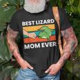 Best Lizard Mom Ever Pet Lizard Funny Lizard Mama Unisex T-Shirt Gifts for Old Men