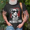 Best Pitbull Dad Mens Funny American Pit Bull Gift For Mens Unisex T-Shirt Gifts for Old Men
