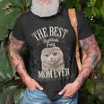 Womens Best Scottish Fold Mom Ever Cat Lover Vintage T-shirt Gifts for Old Men