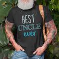 Best Uncle Ever Uncle Pregnancy Announcement Unisex T-Shirt Gifts for Old Men