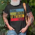 Best Uncle Of Twins Proud Uncle Best Uncle Ever Gift For Mens Unisex T-Shirt Gifts for Old Men