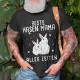 Beste Hasen-Mama Aller Zeiten T-Shirt Geschenke für alte Männer