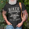 Biker Werden Nicht Grau Das Ist Chrom Lustiges Motorrad T-Shirt Geschenke für alte Männer